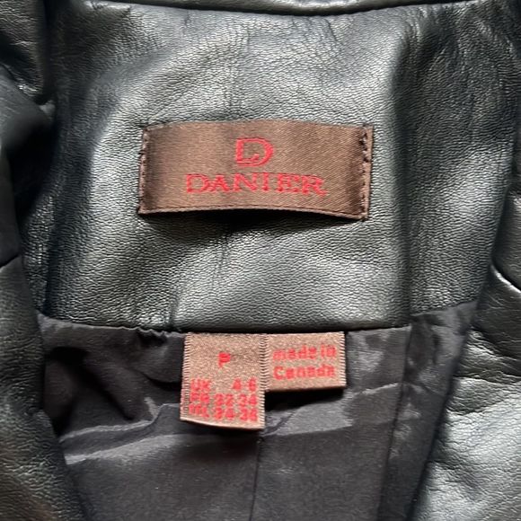 🔥DANIER🔥 | Black leather bomber jacket - Picture 6 of 13